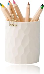 Pen Holder, Nordic Style Silicone Waterproof Pencil Holder, Simple Modern Minimalist Design, can be used for cosmetic storage and multi-functional office supplies storage, suitable for home, children, and school (Beige): Office Supplies