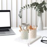 Pen Holder, Nordic Style Silicone Waterproof Pencil Holder, Simple Modern Minimalist Design, can be used for cosmetic storage and multi-functional office supplies storage, suitable for home, children, and school (Beige): Office Supplies - Image 2