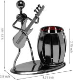 Pen Holder For Desk,Office Decor Desk Accessories For Men Music Decor Guitar Accessories Gifts For Men Guitar Players Boss Male - Image 2