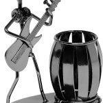Pen Holder For Desk,Office Decor Desk Accessories For Men Music Decor Guitar Accessories Gifts For Men Guitar Players Boss Male